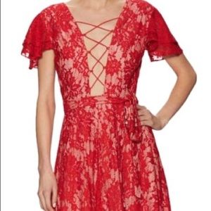 The Jetset Diaries Red Piazza Formal Dress